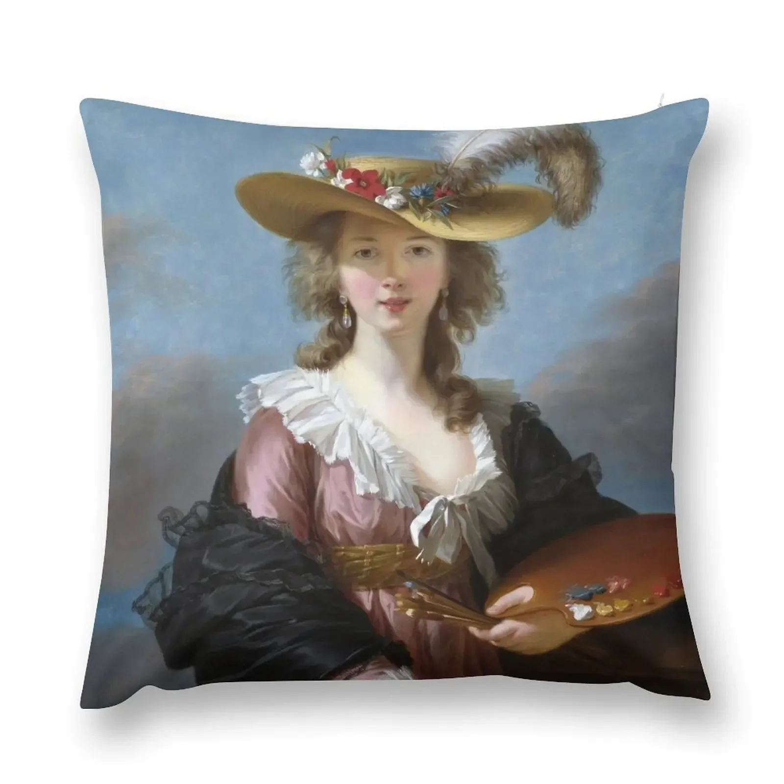 

Self Portrait - élisabeth Vigée Le Brun Throw Pillow Covers For Sofas Pillow Covers Decorative pillow cover christmas