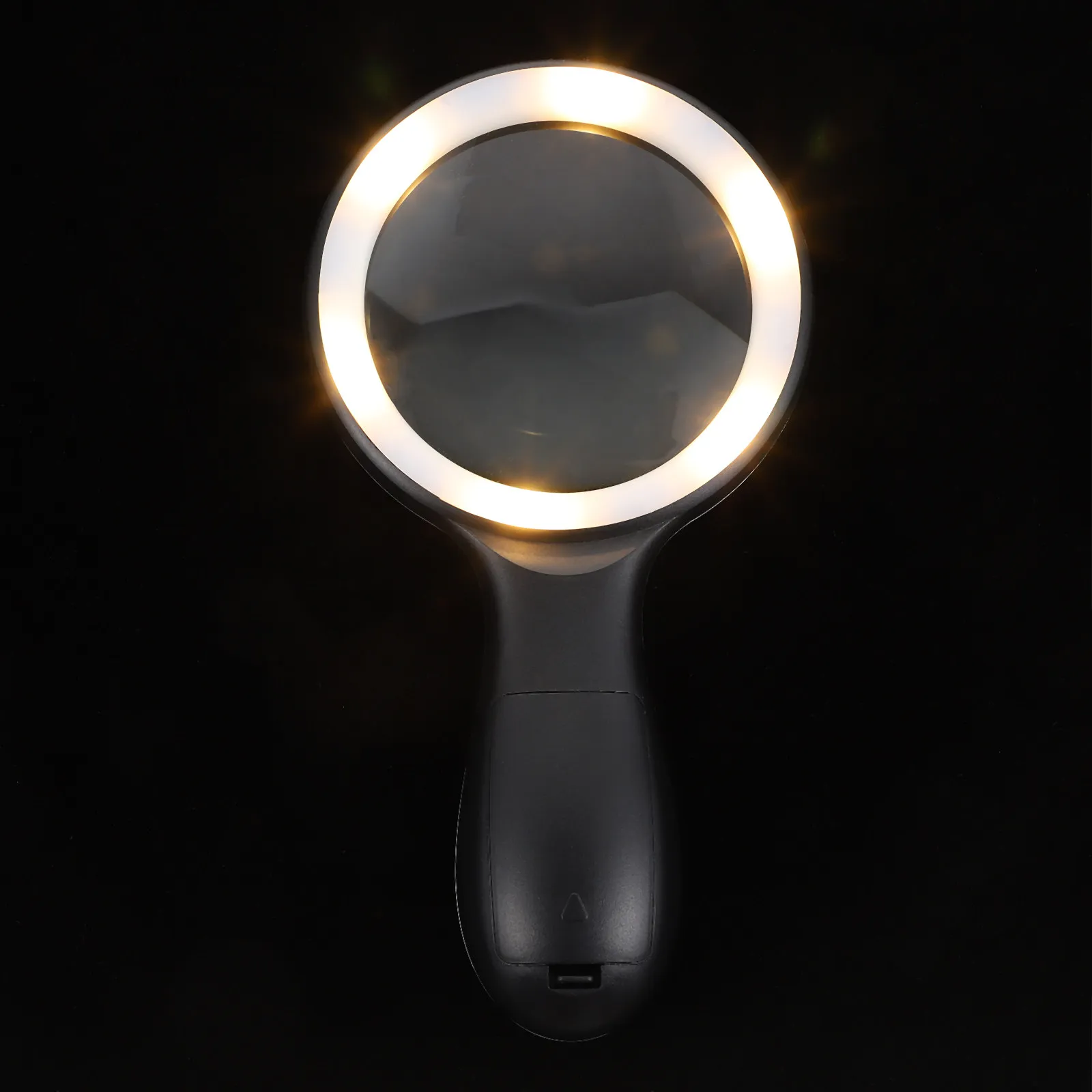 Handheld Lighted Magnifier 10X Reading Tool For Seniors Kids Home Use Explore Nature Craft Inspection Durable Safety Design