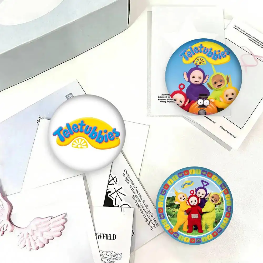 Pin con el Logotipo de los Teletubbies, Broche Divertido de la Serie Animada, Insignia con Animales de Dibujos Animados, Accesorio de Regalo para Mochilas y Ropa