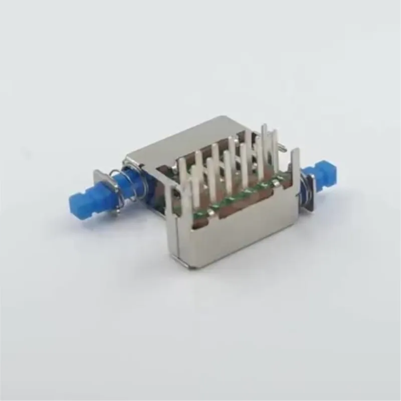 10PCS PS-42F62 PS-44E06 12PINS self-locking Long - leg Push Button power switch with 4pins fixed foot