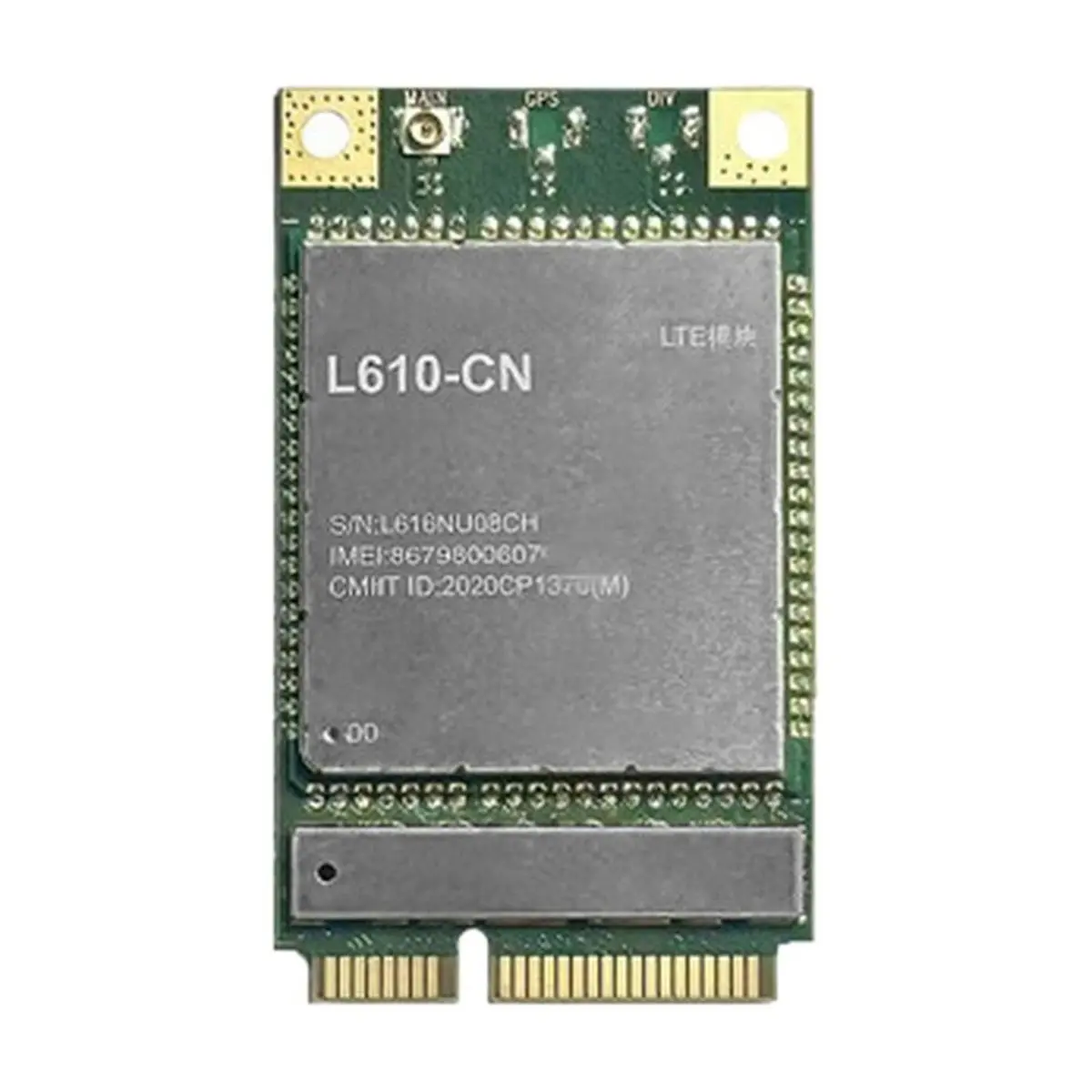 L610 4G Wireless Module with Wi-Fi Scan BT Support USB/UART/SPI/12C/SDIO GNSS MiniPCle Wi-Fi Card