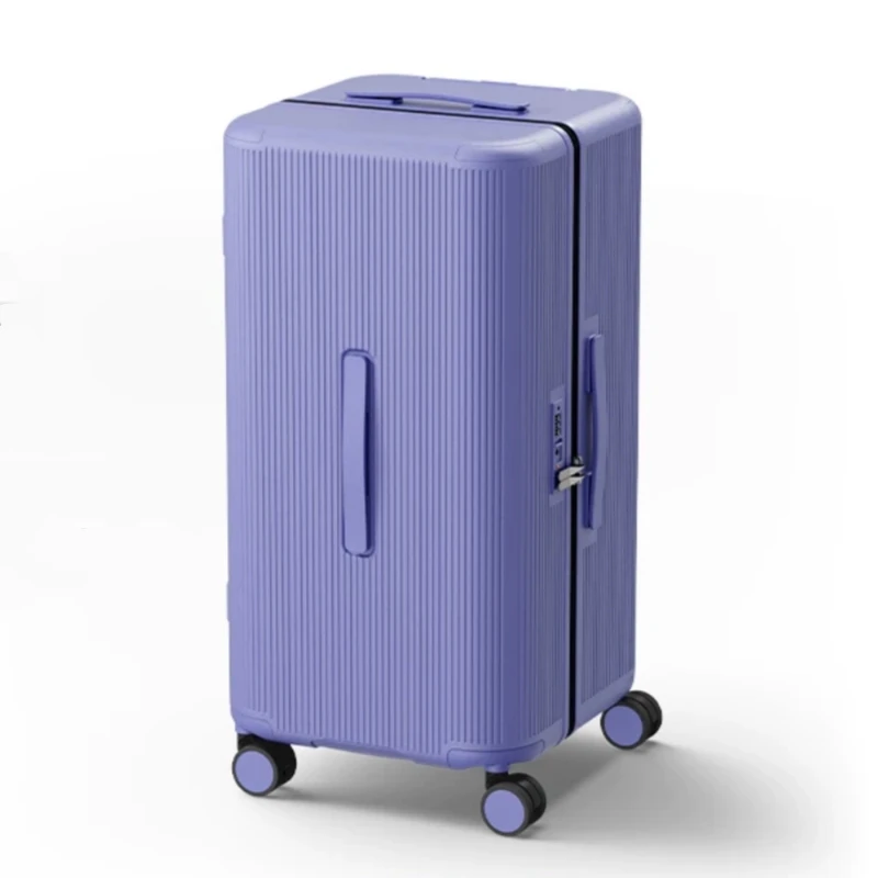 

Модный чемодан из высококачественного поликарбоната с замком TSA, на колесиках, для женщин, дорожный, 20/24/28/30 дюймов, большой вместимости