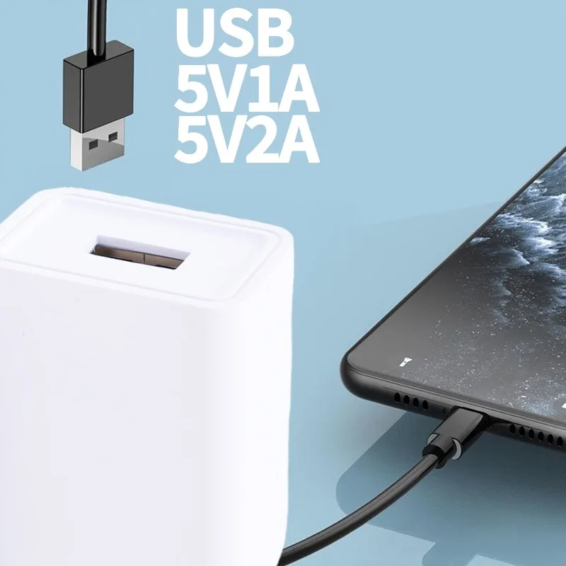 10W USB Fast Charger EU Plug 5V 1A 2A Mobile Phone Charger Power Adapter Travel Mobile Phone Quick Charge Wall USB Fast Charging