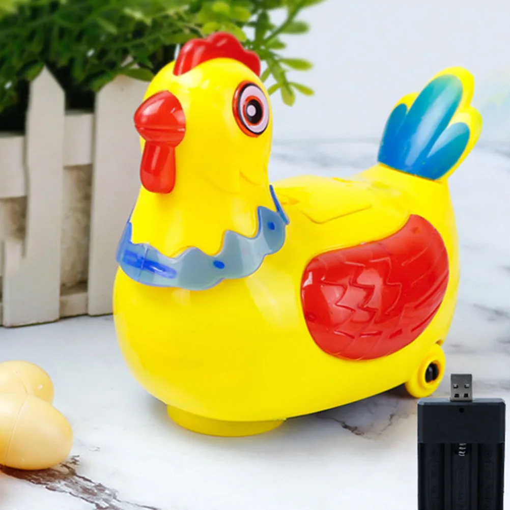 1 مجموعة الدجاجة الكهربائية وضع البيض التعليمية الغناء المشي الدجاج اللعب الاطفال هدية موسيقية التعلم المبكر لعبة الموسيقى للأطفال #5