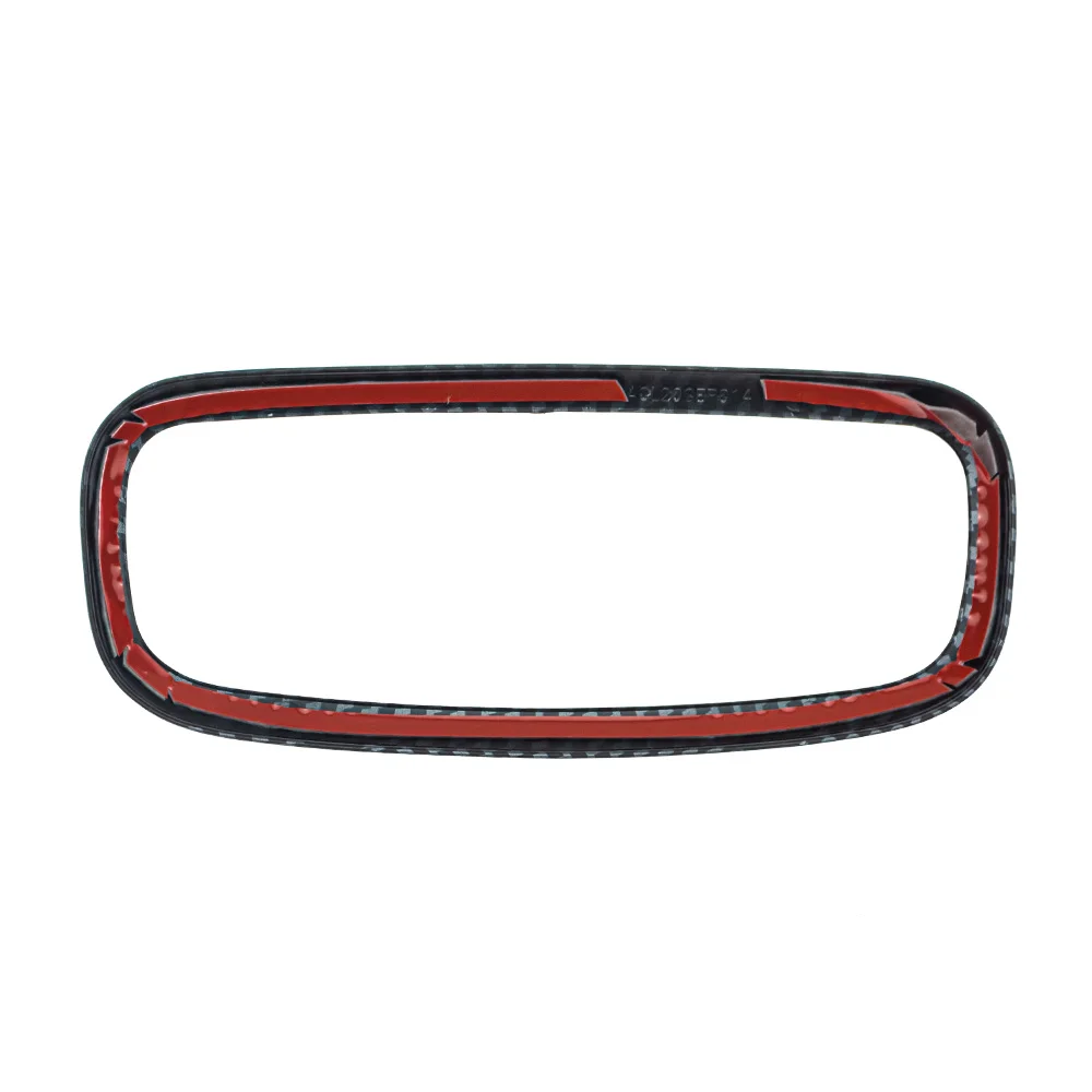 Carbon Fiber Color Car Rear Reading Lamp Frame Cover Trim Car Interior Decorative For Ford RANGER 2015 2016 2017 2018 2019 2020