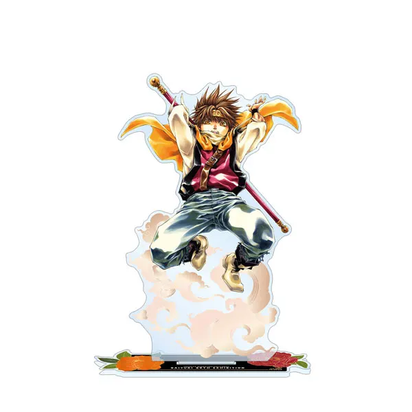 Anime RELOAD SAIYUKI Acrylic Stand Figure Model Plate Holder Cake Topper  Cartoon Characters Car Bag Pendant Wholesale