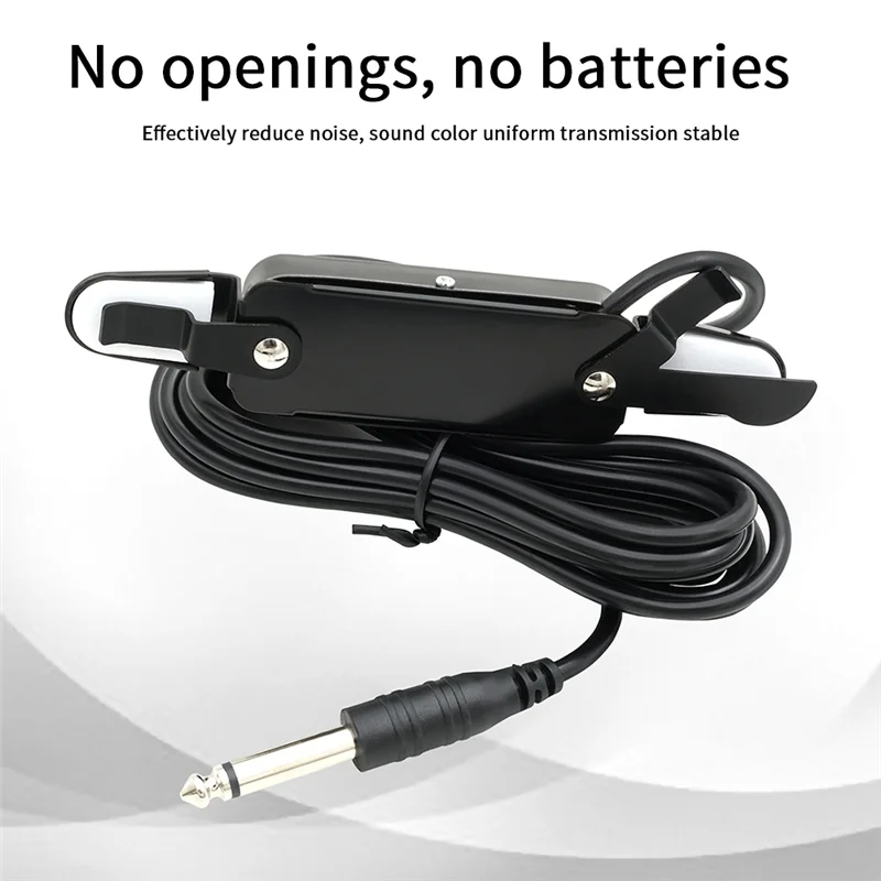 

AED4-P-102 12-Hole Acoustic Guitar Sound Hole Pickup Magnetic Transducer Guitar Accessories Black