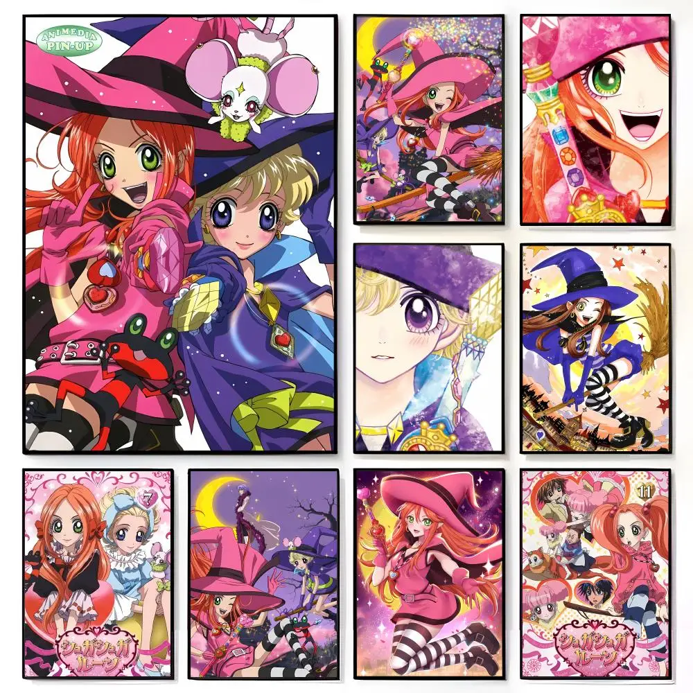 Affiche murale de film américain « S-Sugar Sugar Rune » : Décoration murale pour chambre d'enfant, impression artistique charmante