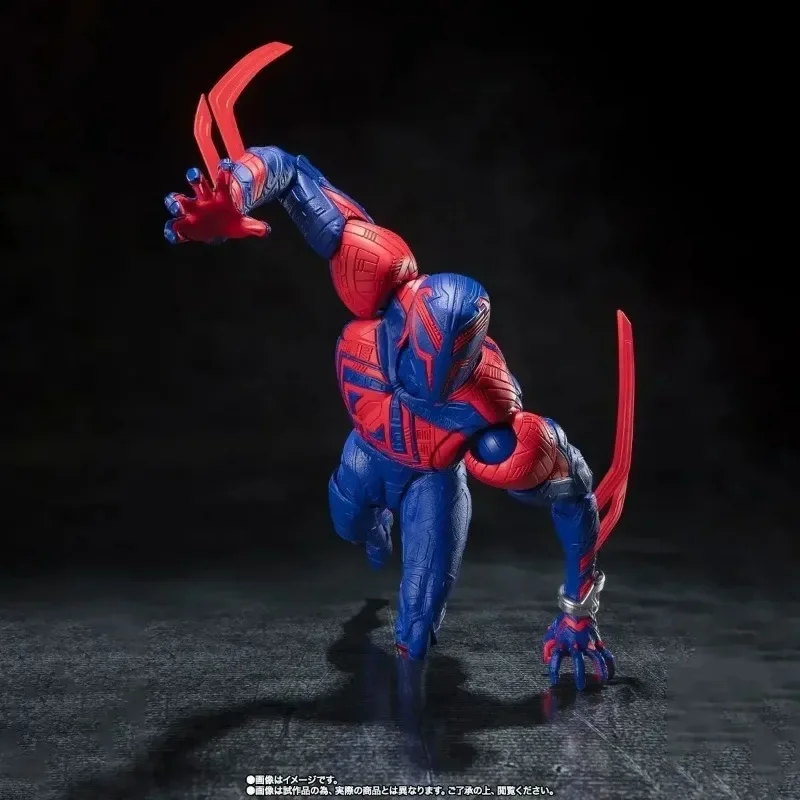 Disponibile Ct Spider-Man 2099 SHFiguarts Spiderman Across The Spider-Verse Parte Uno Anime Action Figures Modello Statua Giocattoli Regali