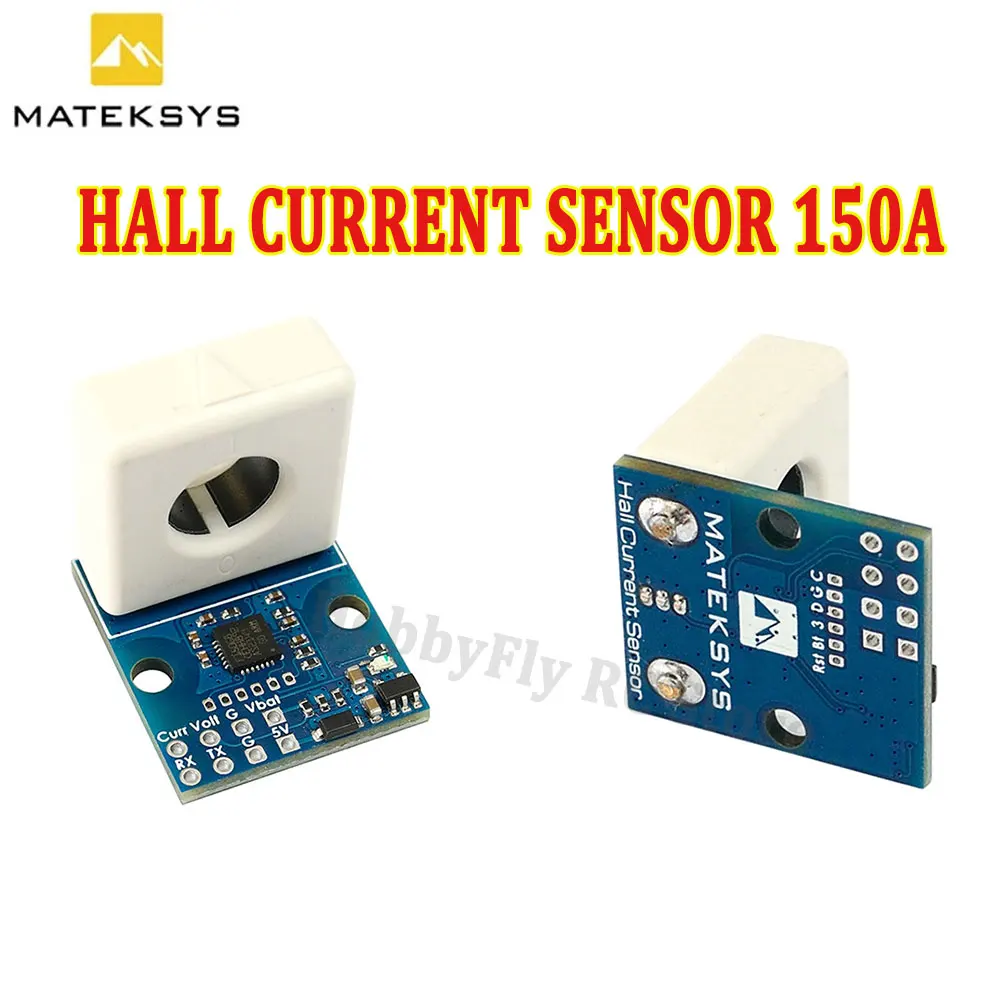 MATEK Hall Effect Current Sensor 150A Module 0~69V Voltage Sense for H743 Slim V3 Flight Controller FPV Racing Drone