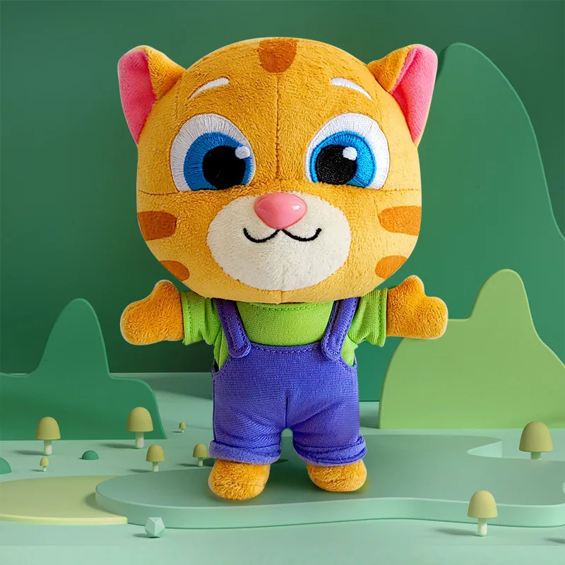 6pcs 18cm Game anime Talking Tom Cat and friends plush Toy Christmas New Year's Day Spring Festival kid Gift Plush Doll