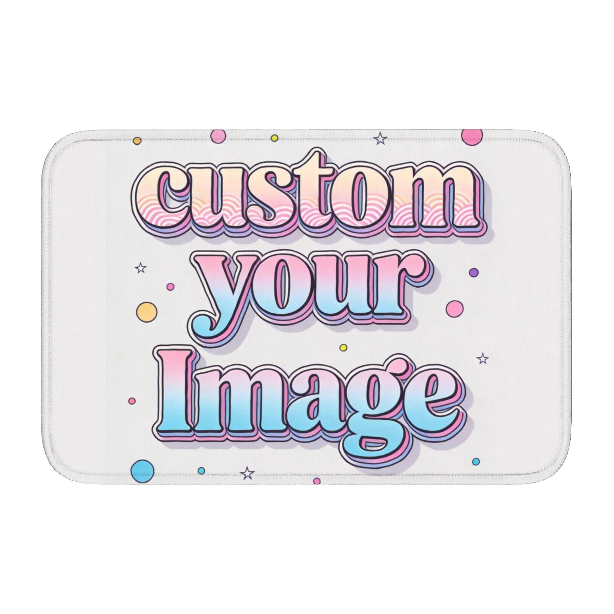 Custom Your Photo Logo Text Doormat Anti-Slip Entrance Bathroom Floor Door Mat Personalized Image Toilet Living Room Carpet Rug