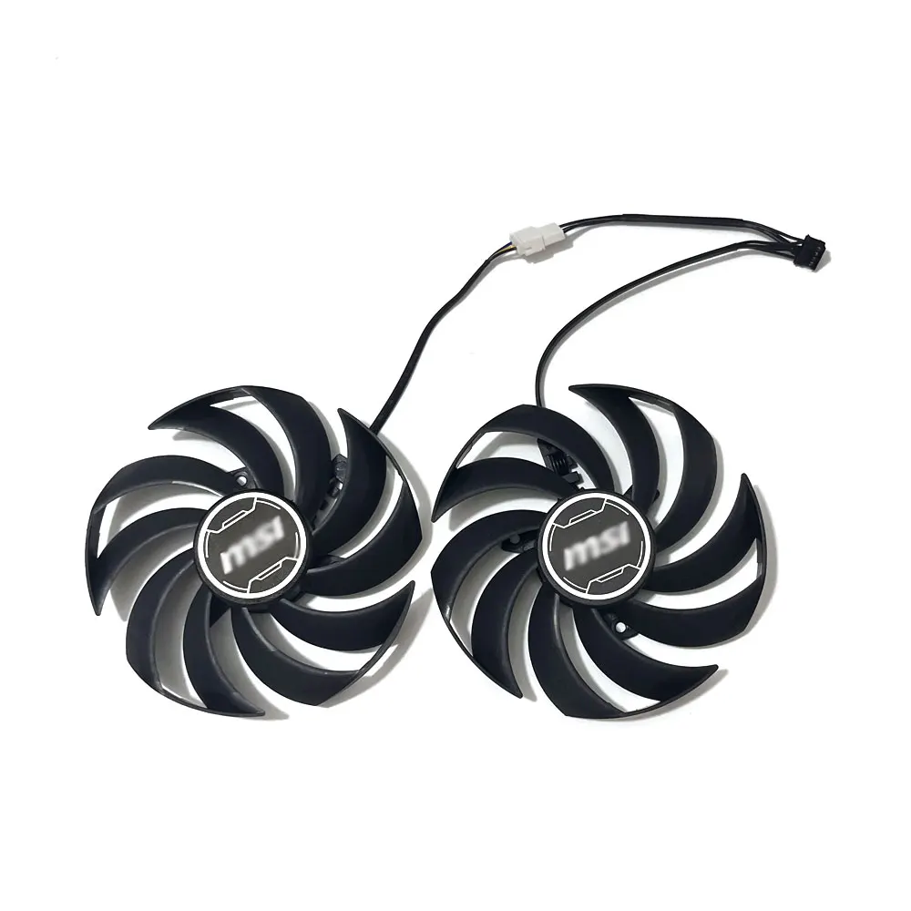 Nouveau Original 95MM RTX4070 4PIN PLD10010S12HH GPU ventilateur de refroidissement de remplacement pour MSI RTX 4070 4070SUPER VENTUS 2X carte vidéo noire