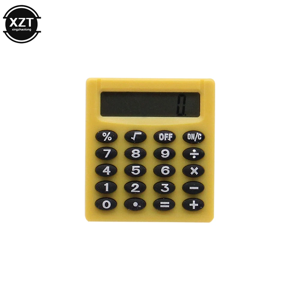 Petite calculatrice carrée portable, calculatrice créative personnalisée, mini document de bonbons, électronique pour l\'école et le bureau