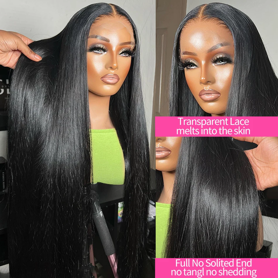 13x4 13x6 Hd Lace Frontal Wig Human Hair Straight Lace Front Wigs For Women Glueless Wig Ready To Wear 4x4 5x5 Lace Closure Wig