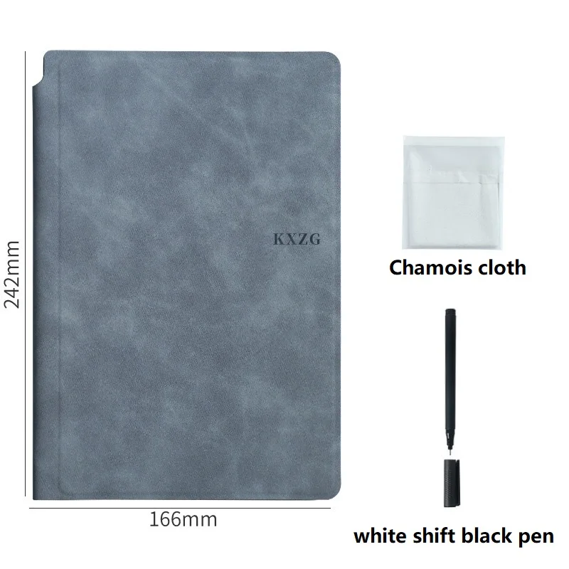 Blackboard A5 Whiteboard Book Sticky Whiteboard Planner Reusable Notebook Set with Whiteboard Pen BBAN01