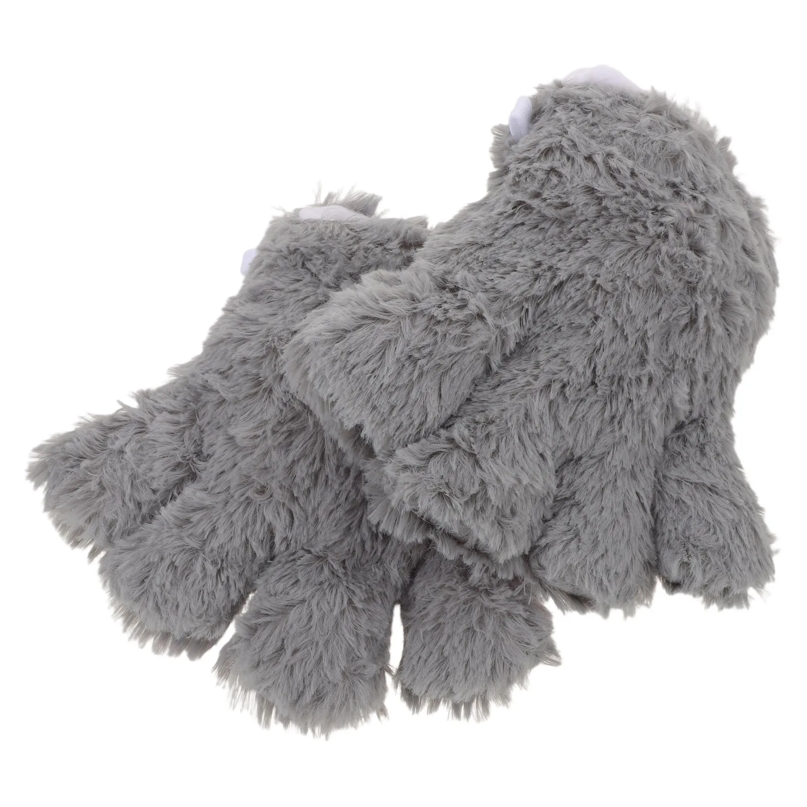 Guantes con forma de pata de gato para mujer, manoplas suaves y cálidas con forma de animal, Cosplay de Halloween, guantes con garra de gatito, accesorios de Cosplay con pata de gato, 2 uds.