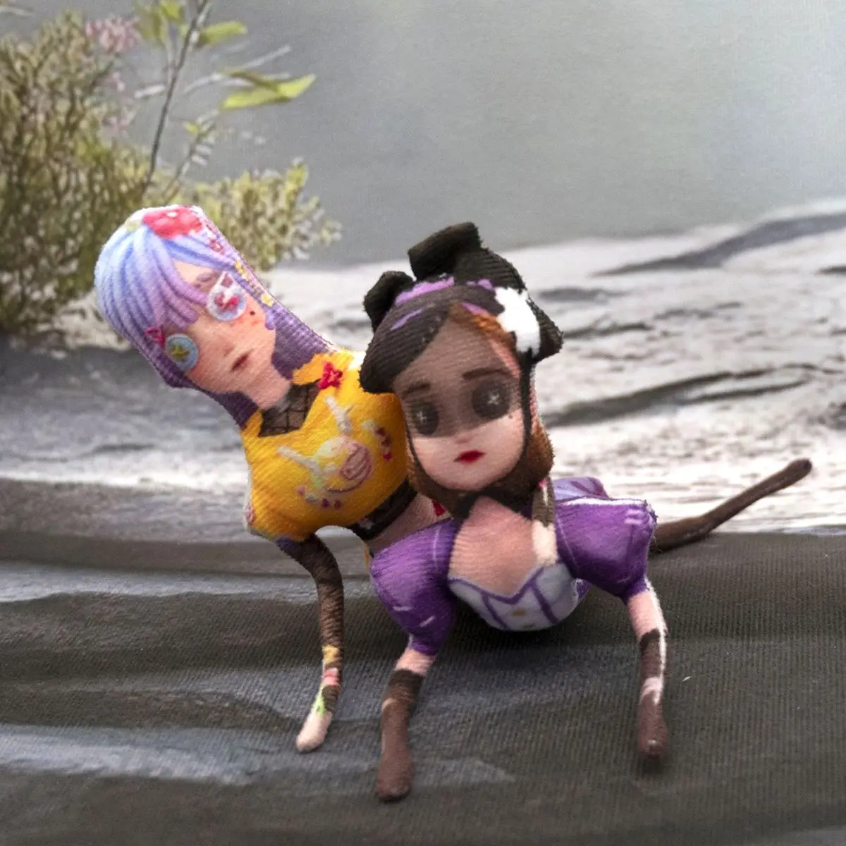 العطور فيرا ناير لعبة الهوية الخامس أفخم 11 بوصة دمى تأثيري الجسم سلك الهيكل العظمي عمل محشوة الدمى اكسسوارات حلية