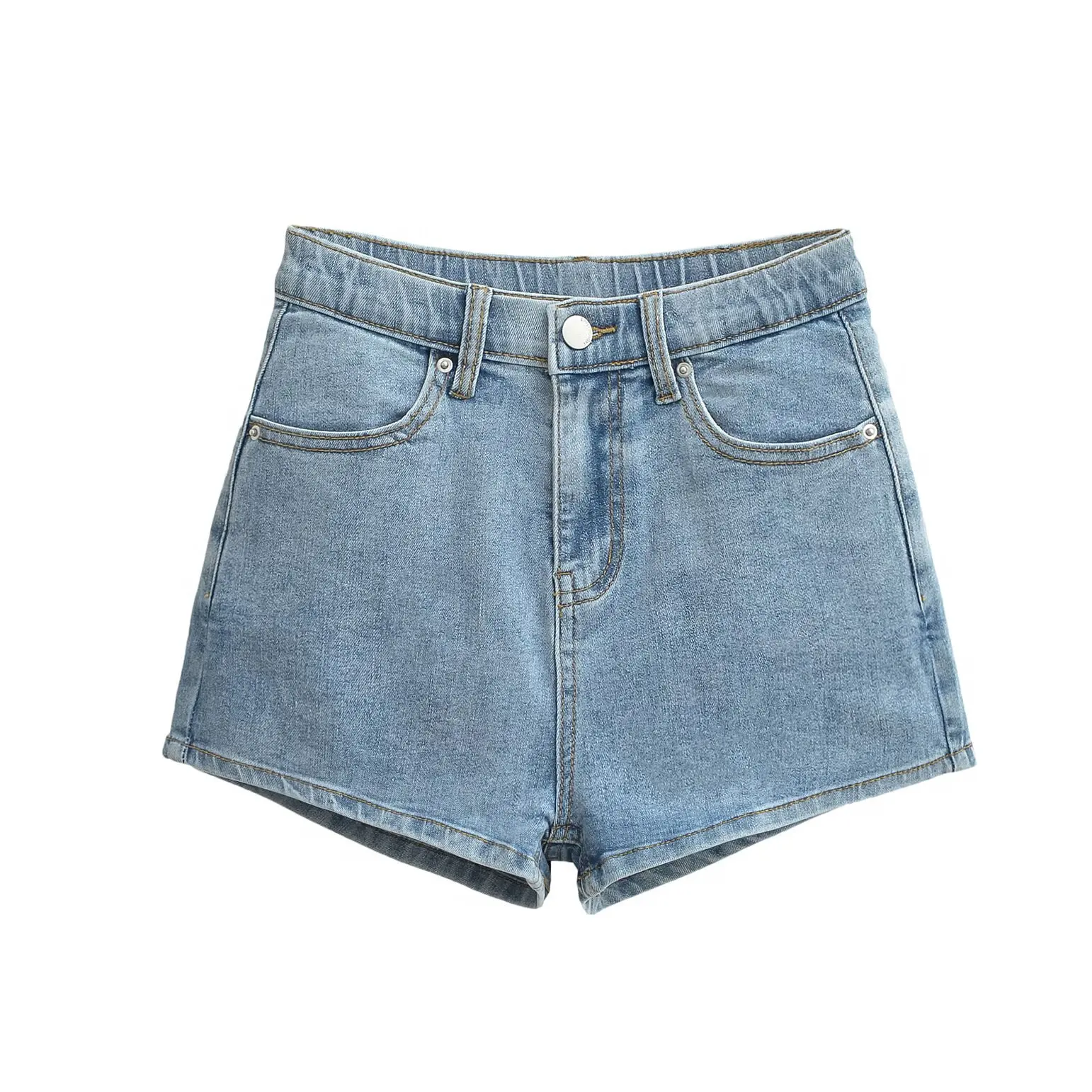 orts jeans retrô es com cintura alta elástica, modeladores, sensuais e com efeito lev bumbum, ajustados ao corpo...