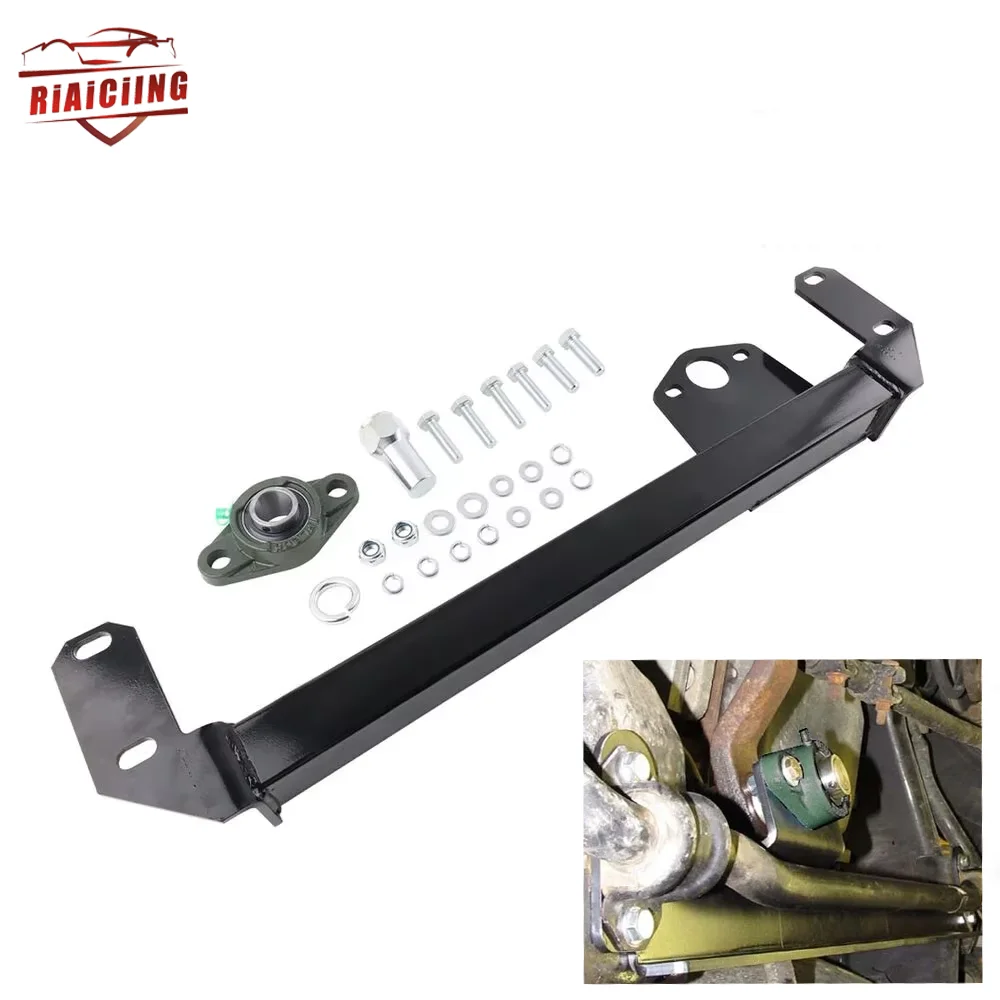 

Steel Racing Car Steering Gear Box Stabilizer Bar 4WD 4x4 For 1994-2002 Dodge Ram 1500 2500 3500 Black Chassis Parts