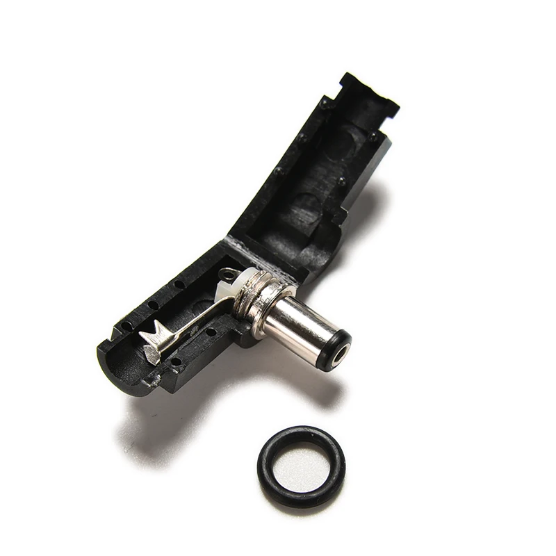 10pcs Right Angle 2.1x5.5mm 2.1mm DC Power Male Plug Soldering Connector Black