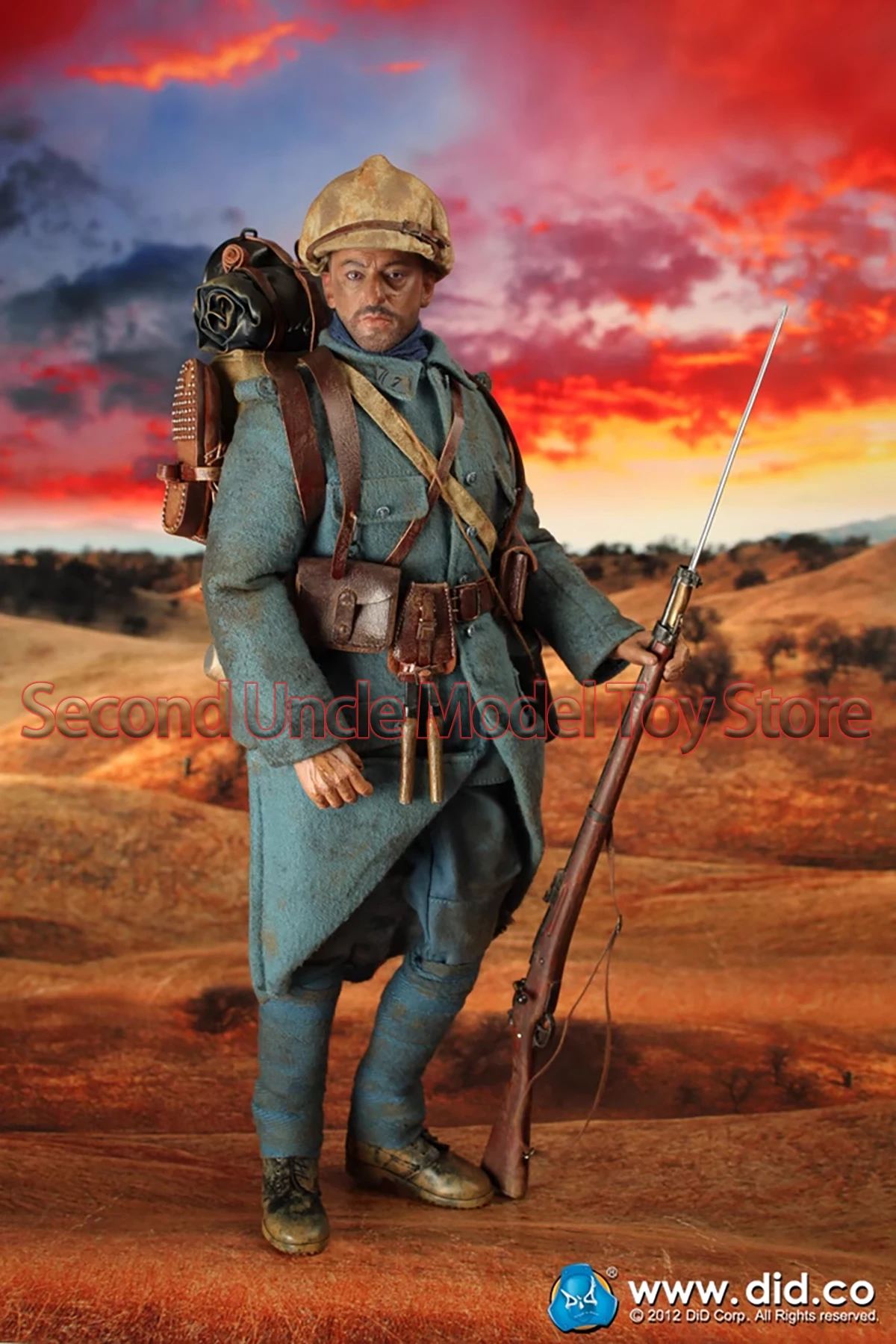 

DID F11007 1/6 French Army Infantry in World War I Vintage Special Edition 12'' Male Soldier Military Action Figure Full Set toy