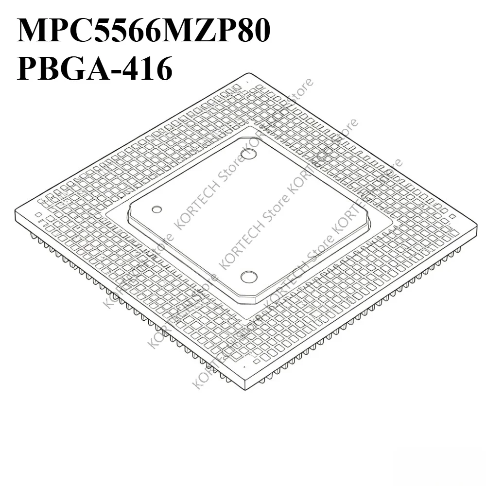Original MPC5566MZP80 PBGA-416 Automotive microprocessor microcontroller IC chip