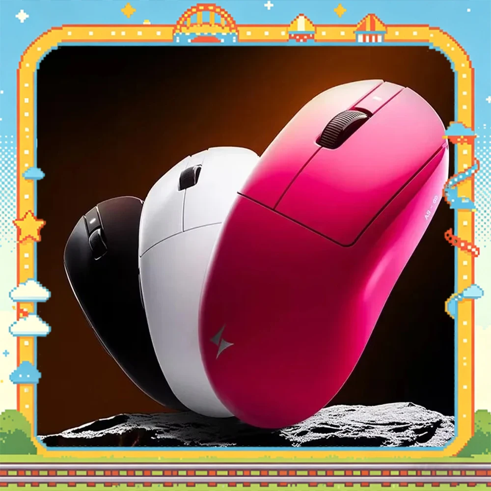 ATK A9 Ultra Wireless Gaming Mouse A9/A9 SE/A9 Plus/A9 Pro Tri Mode 8K 53g Lightweight E-sports Gaming Mouse PC Custom Accessory