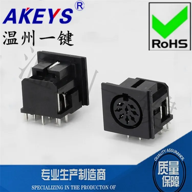 DS-8-04a Square SD Terminal Connector Generous 8-Core 10-Pin Socket 8pin Pin DIN USB