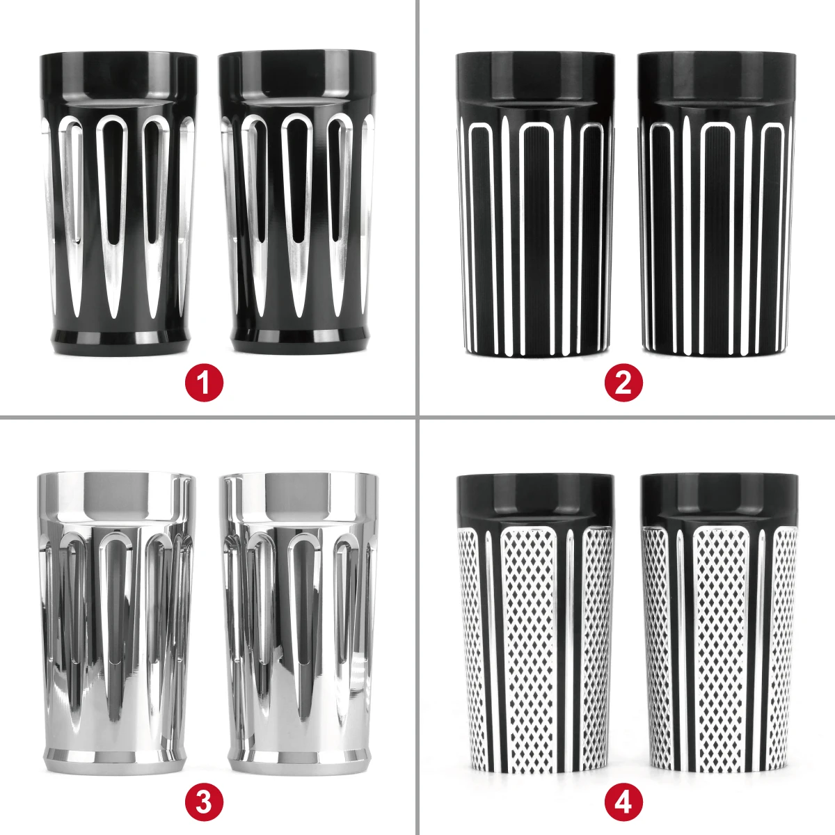 

Защитные накладки на вилку CNC для Harley Road King Custom FLHRS, Electra FLHTCU, CVO Limited FLHTKSE, Road Glide Ultra FLTRU, FLHTKL