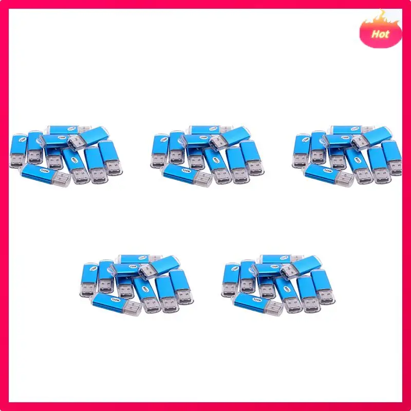 AYHF 50 X USB Memory 2.0 Memory Stick Flash Drive 128MB Gift Blue