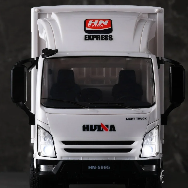 Huina 1:18 Rc سيارة 13ch التحكم عن بعد التسليم السريع سيارة تحميل النقل سيارة صغيرة شاحنة بضائع شاحنة عائمة شاحنة صغيرة #2