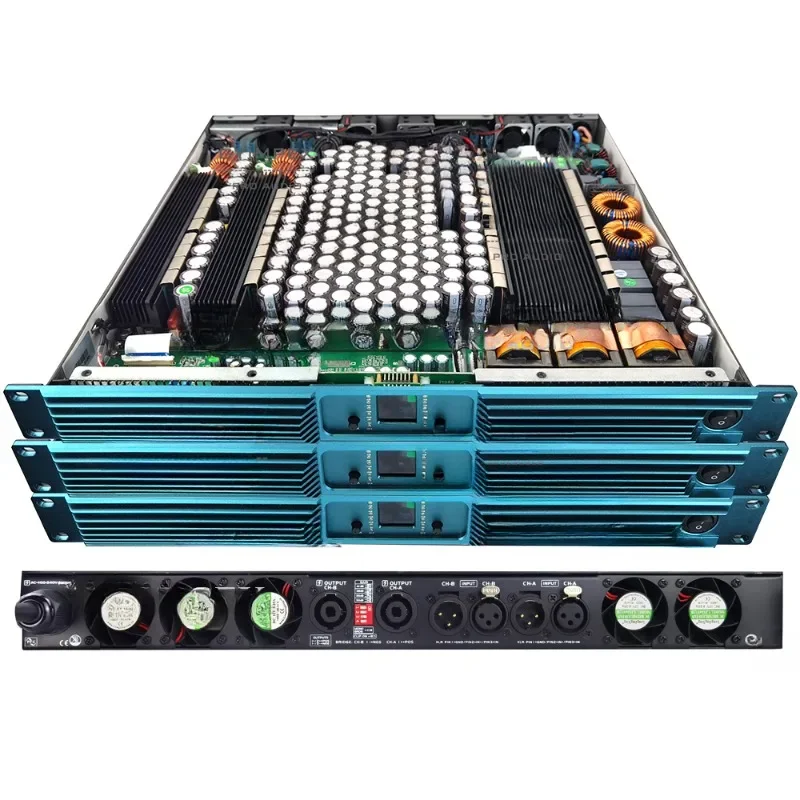 

8500w 2ohm 4200watts 8ohm 2-channel PRO Audio DJ Sound System High-performance digital power Amplifier PFC242