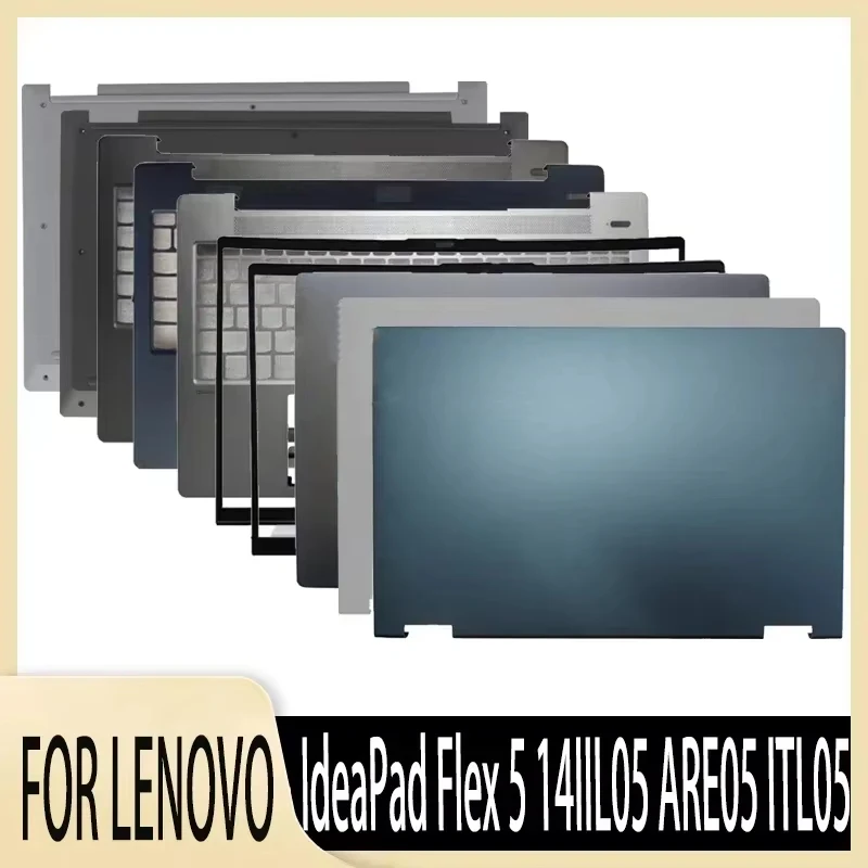 

NEW Laptops Case for IdeaPad Flex 5 14IIL05 ARE05 ITL05 Laptop Screen LCD Back Cover Palmrest Top Bottom