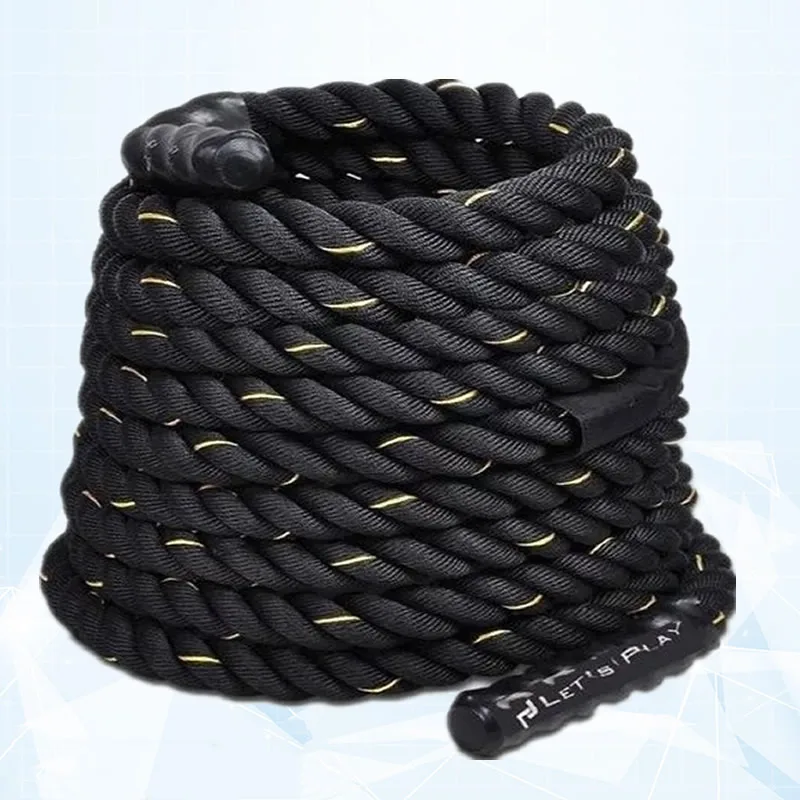 Sport Rope Strength Fibre Training Gym 38mm 50mm Elastic Training Battle Rope