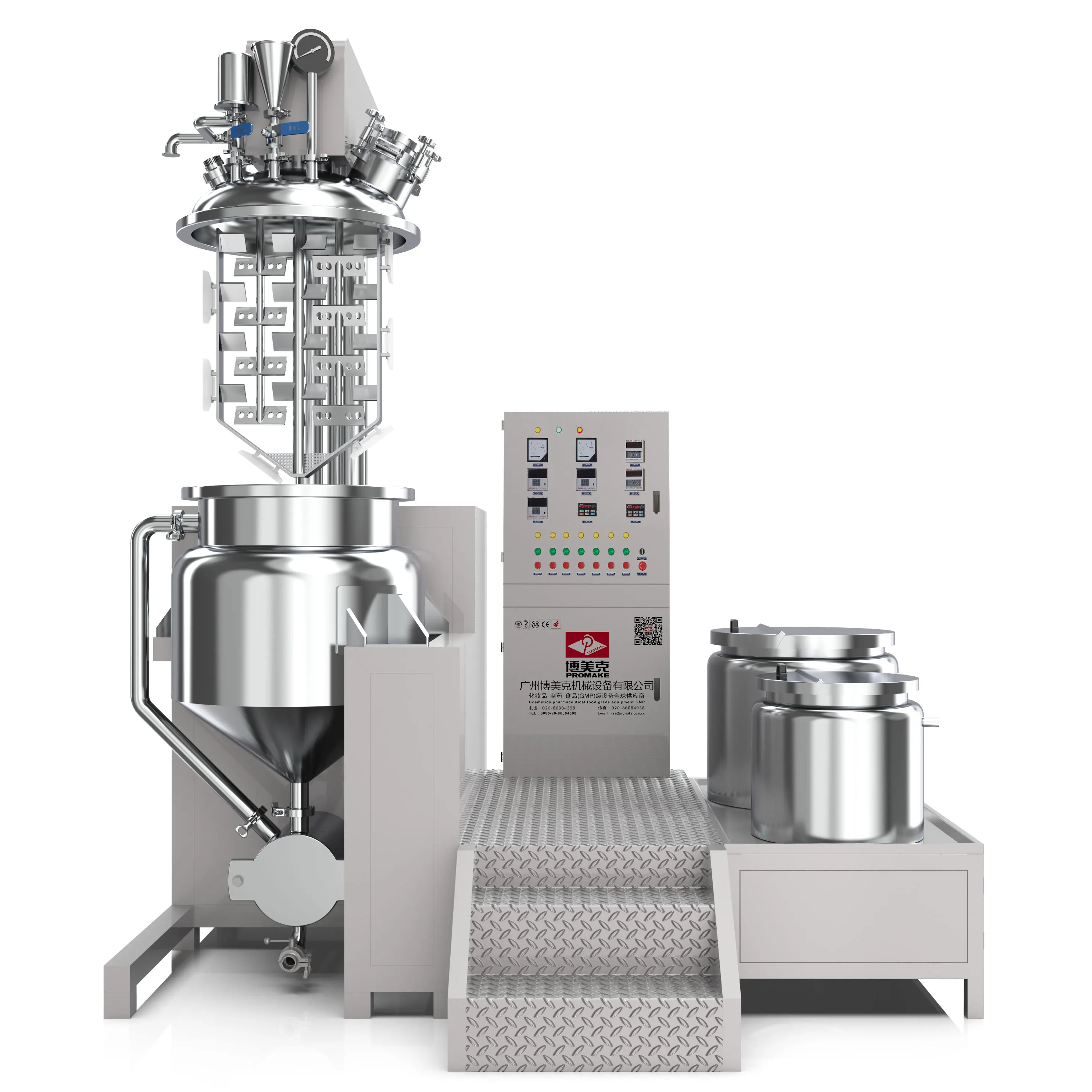 

Homogenizer For Cosmetics Vacuum Homogenizing Emulsifier Mixing Equipment Homogenizer Emulsifying Mixer Tank Reactor
