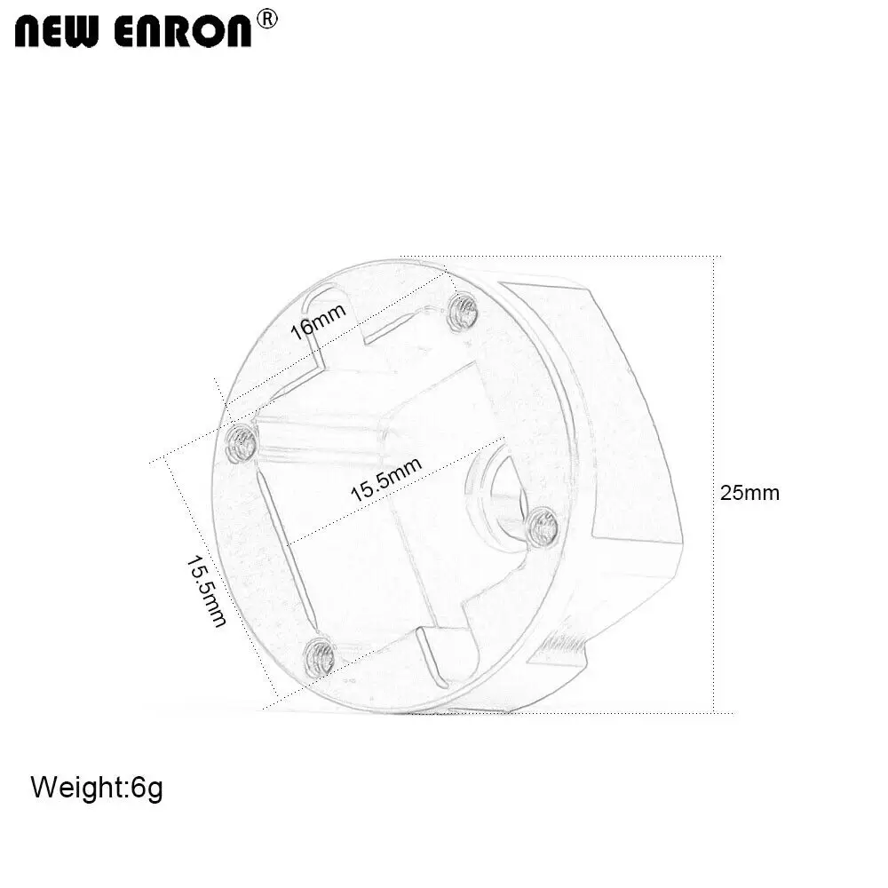 Aluminum Differential Case Carrier AX80002 For RC AXIAL 1/10 YETI AX90068  AX90050  AX90025 RR10 SCX10 SMT10 WRAITH EXO AX10