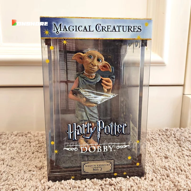 

Harry Potter Anime Action Figures Cute Kawaii Niffler Hedwig Brotruckle Fawkes Buckbeak Dobby Pvc Figure Children Toys Gifts