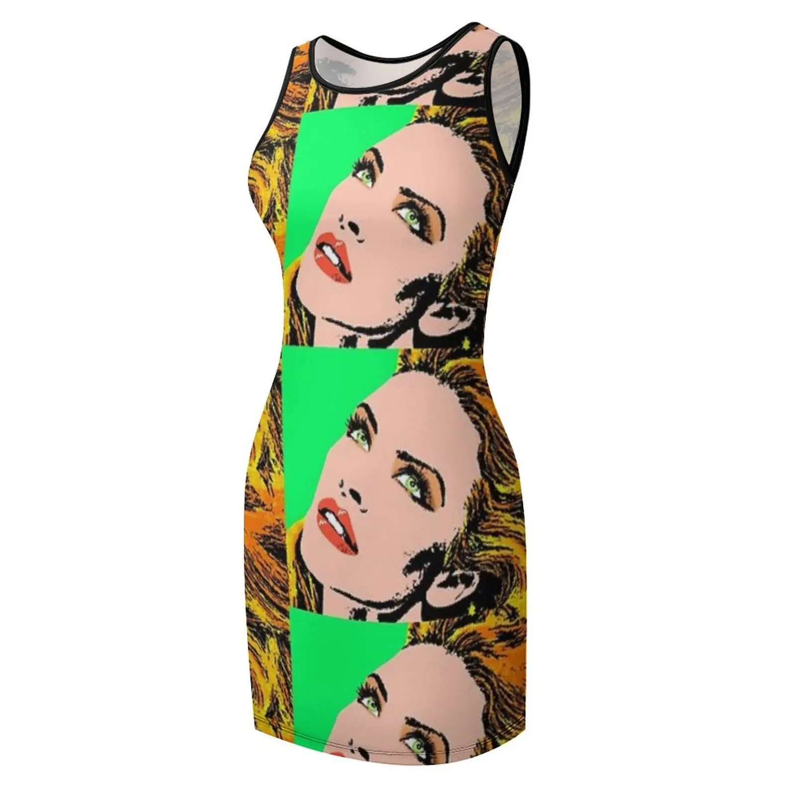 Kylie Minogue POP Ärmelloses Sommerkleid, Sommerkleider für den Abschlussball, elegante Kleider für Damen, elegantes Gasthochzeitskleid