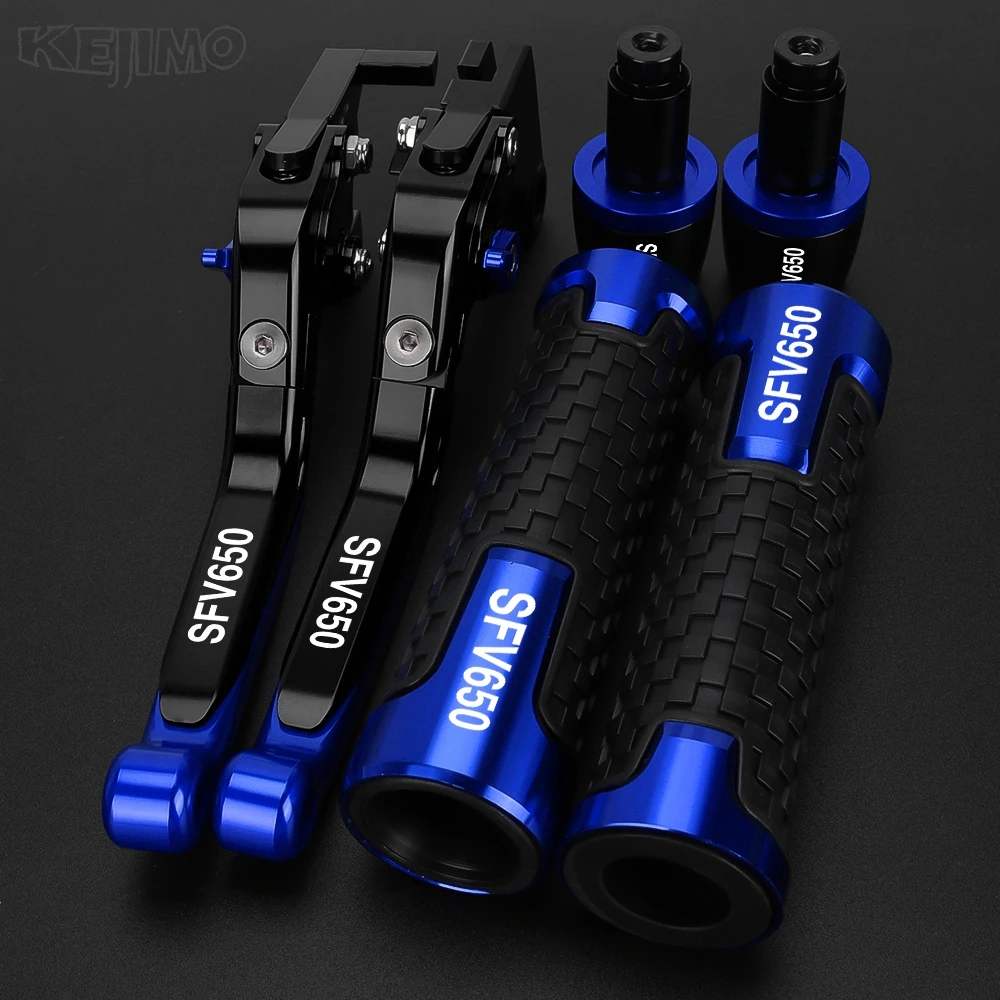 

CNC Aluminum Brake Clutch Levers & Handlebar End Grips for SUZUKI SFV650 GLADIUS SFV 650 2009-2012-2016 Motorbike Accessories