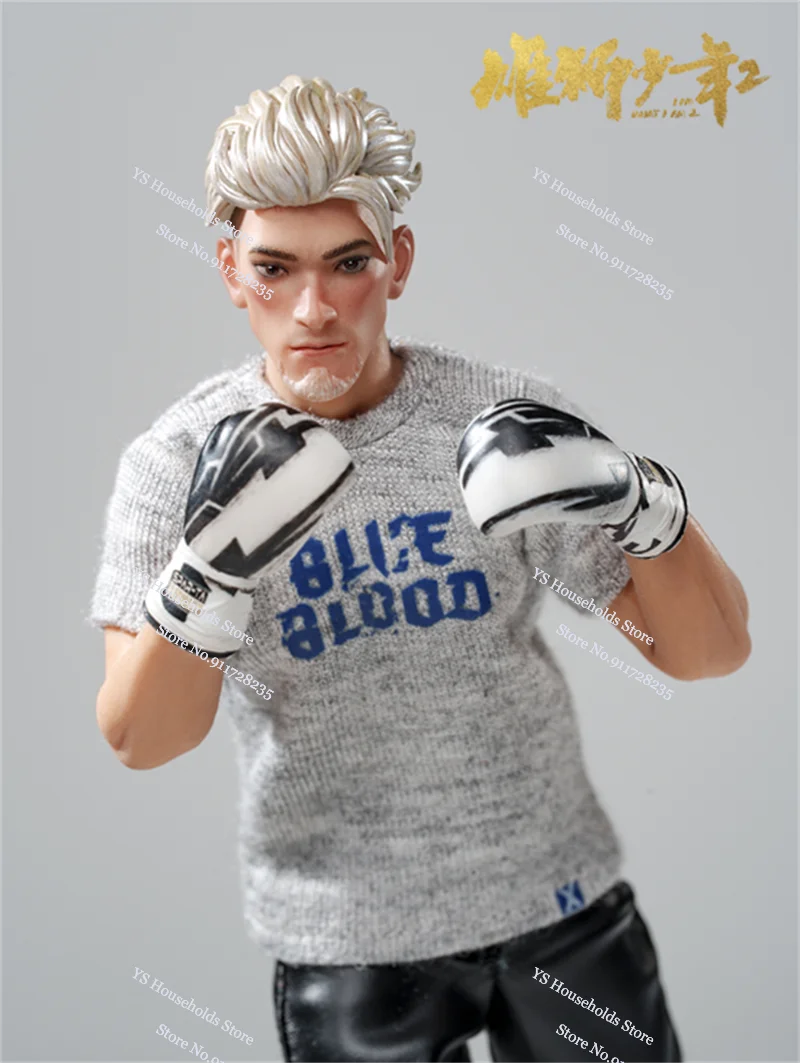 1/12 Ik Ben Wat Ik Ben Chinese Anime Liu Jiajuan Xiao Zhangyang Doek Action Figure Vechten Jongen 6 "Volledige Set soldaat Model Verzamelen