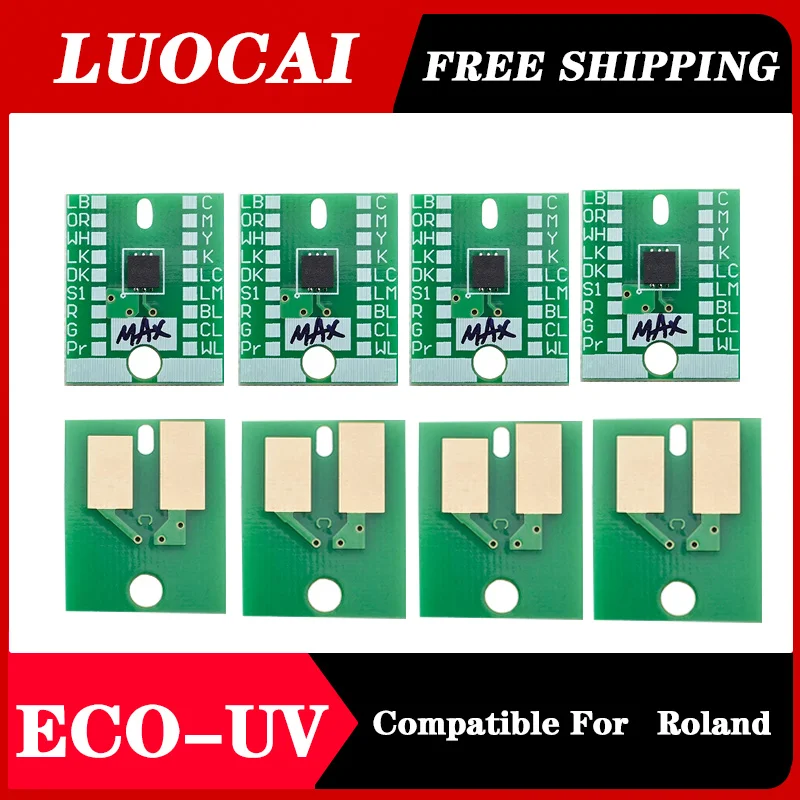 Puce d'adhésion d'encre en continu pour ECO-UV Roland EUV EUV2 EUV3 EUV4 pour imprimante UV LEF12 LEF20 LEF200 LEF300 LEC540 LEJ640