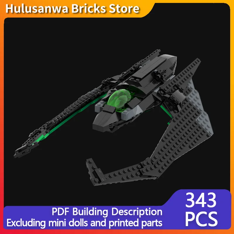 

Популярная киномодель MOC, строительные кирпичи, космический боевой самолет, модульная технология, подарки, праздник, сборка, детские игрушки, костюм