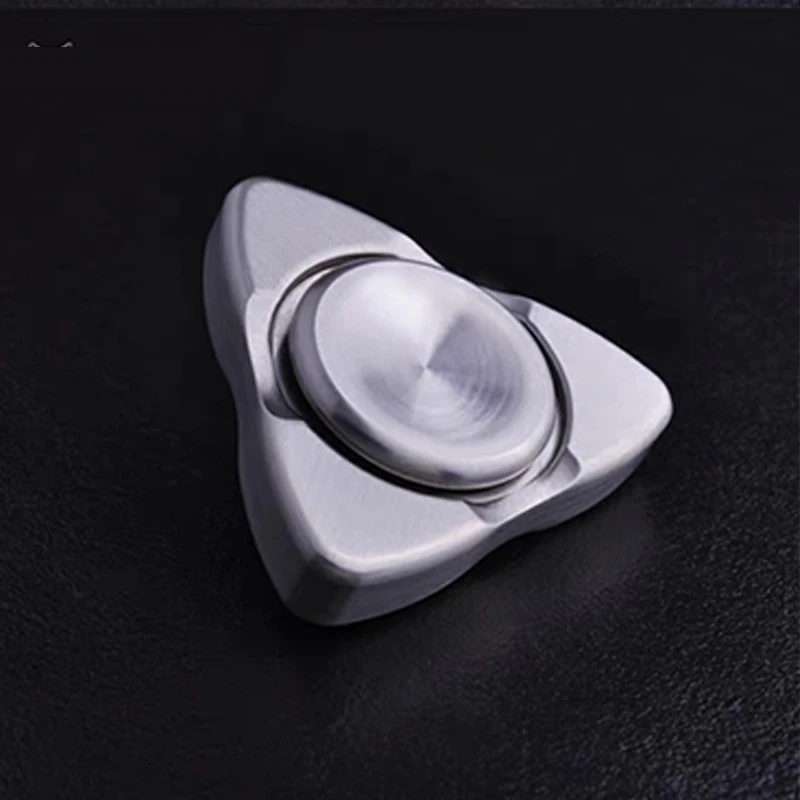 Metalen Driehoek Edc Fidget Spinner Roestvrij Staal Vingertop Gyro Hand Spinner Volwassenen Decompressie Anti Stress Verlichting Fidget Speelgoed