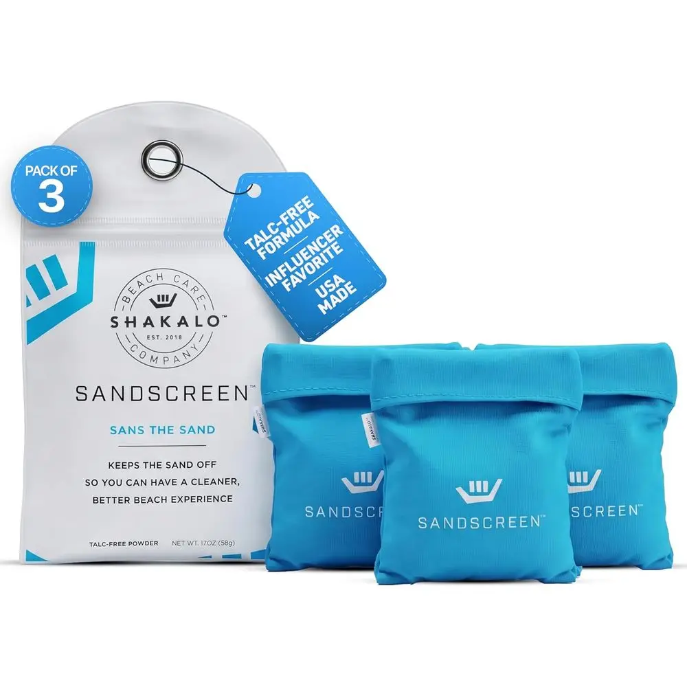 

Sand Removal Bag - Portable Sand Remover for Beach Days: Easily Remove Sand from Skin, Hair, and Legs without Water