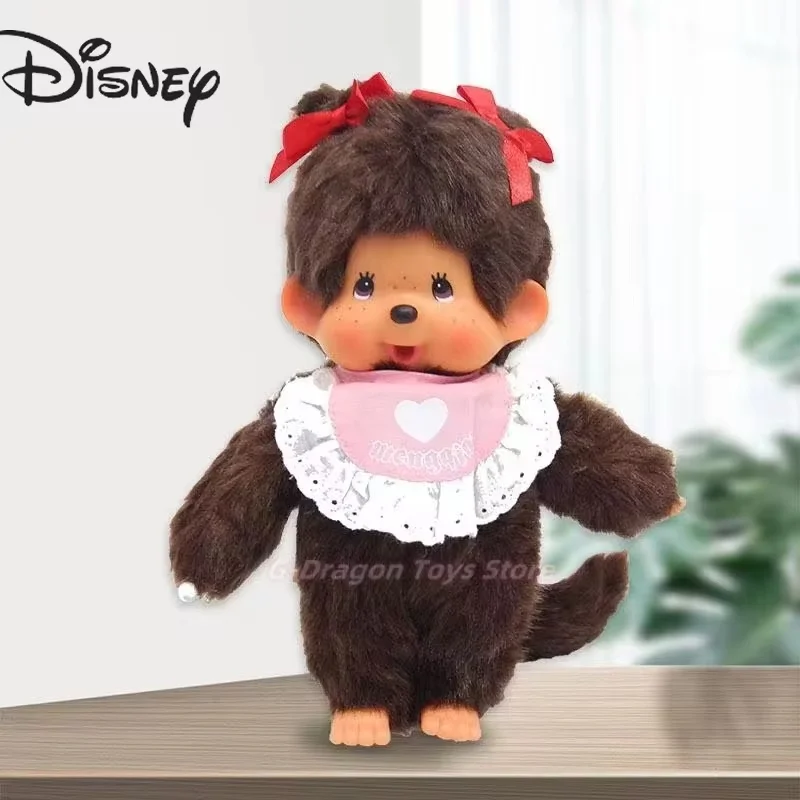 2024 Disney 20Cm Kawaii Monqiqi Kawaiiตุ๊กตาพวงกุญแจกระเป๋าจี้ของเล่นหุ่นมือDecompressionเด็กน่ารักของขวัญขายส่ง