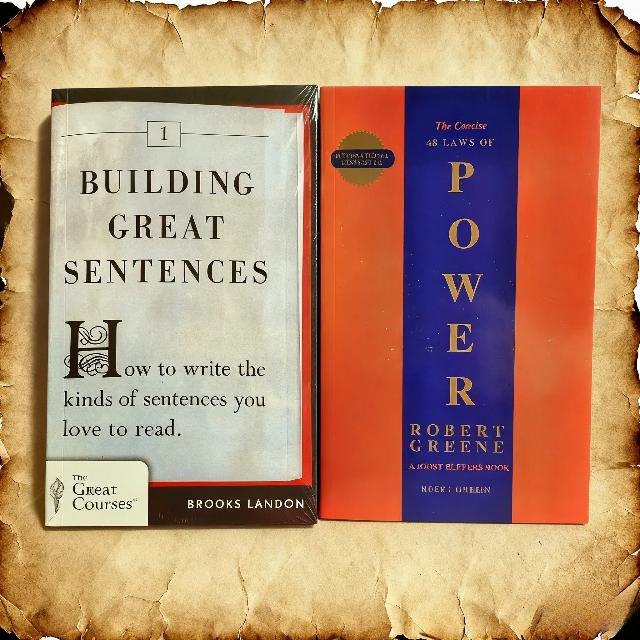 

《The Concise 48 Laws Of Power》+《Building Great Sentences》The core law of power game Advanced writing guide at the sentence level