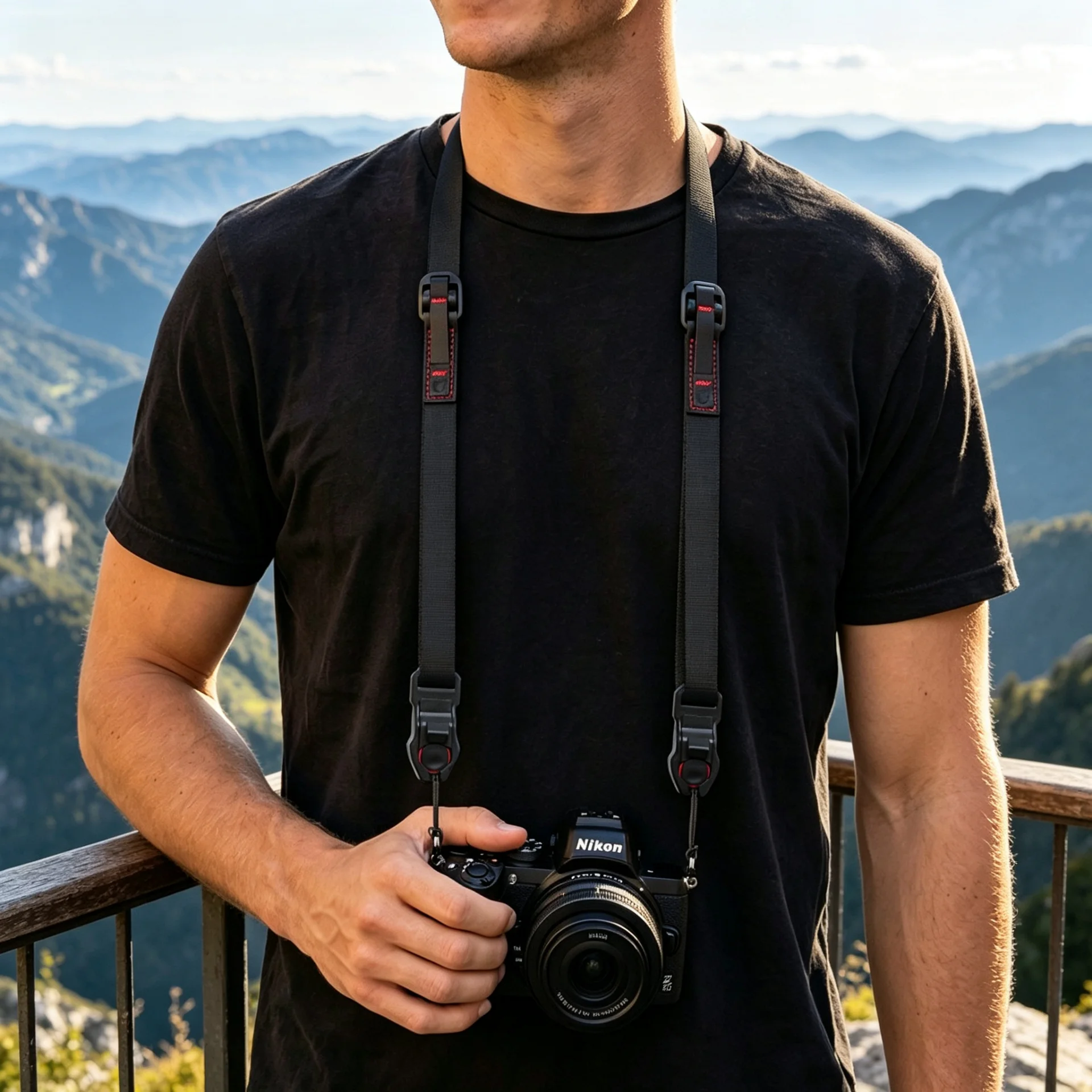 Universal Quick-Release Camera Strap for Canon Nikon Sony Fujifilm DSLR & Mirrorless – Adjustable  Lightweight  One-Click Fasten