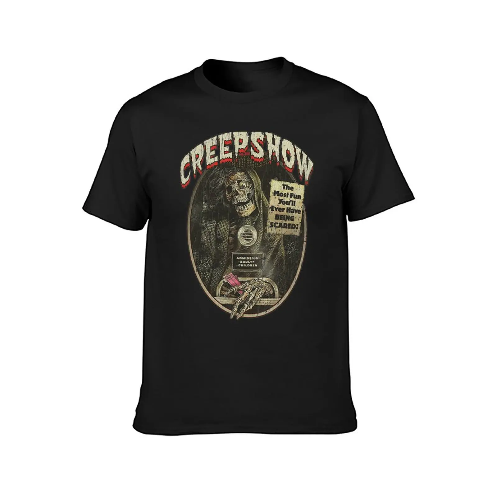 Creeshow-Camiseta de entrenamiento para hombre, camisa de sudor en blanco, camisetas bonitas de anime, 1982