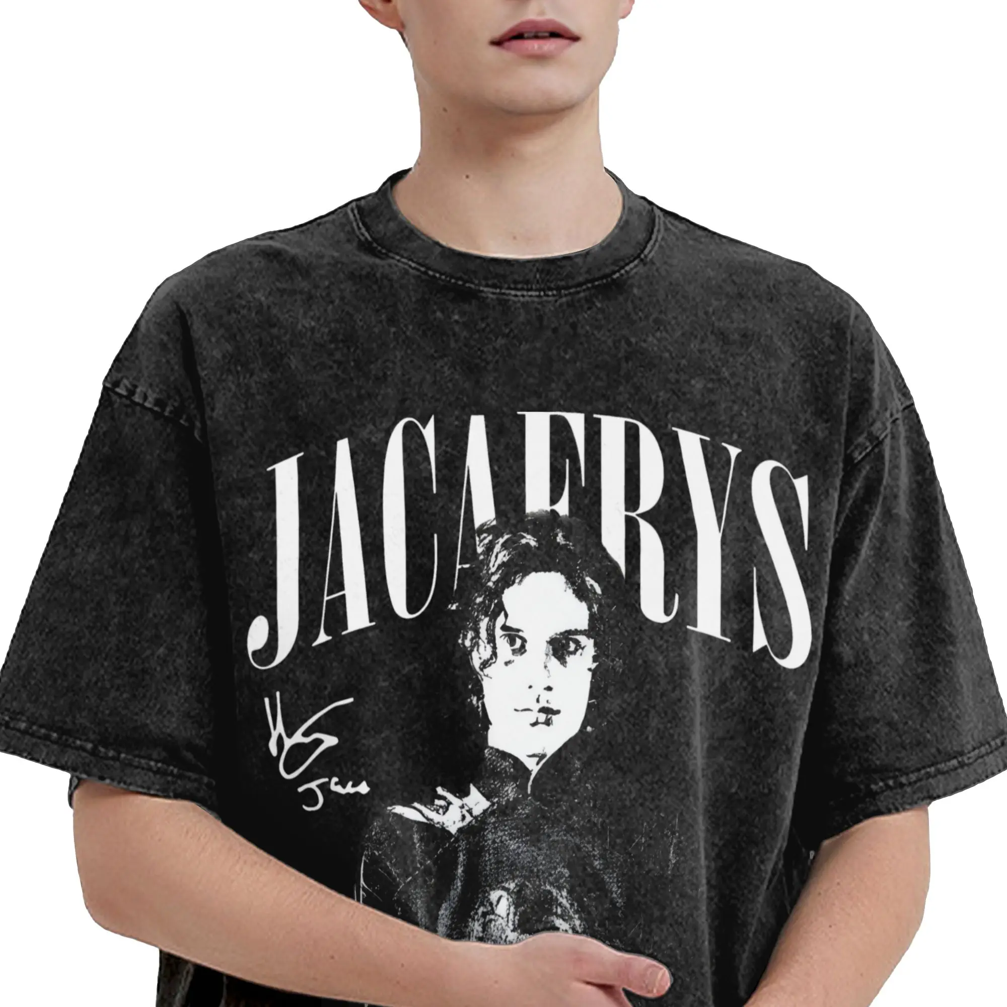 Jacaerys-Velaryon Houses of the Dragons Accessories Washed T Shirt for Men Women Streetwear T-Shirt Graphic Printed  Tees Tops